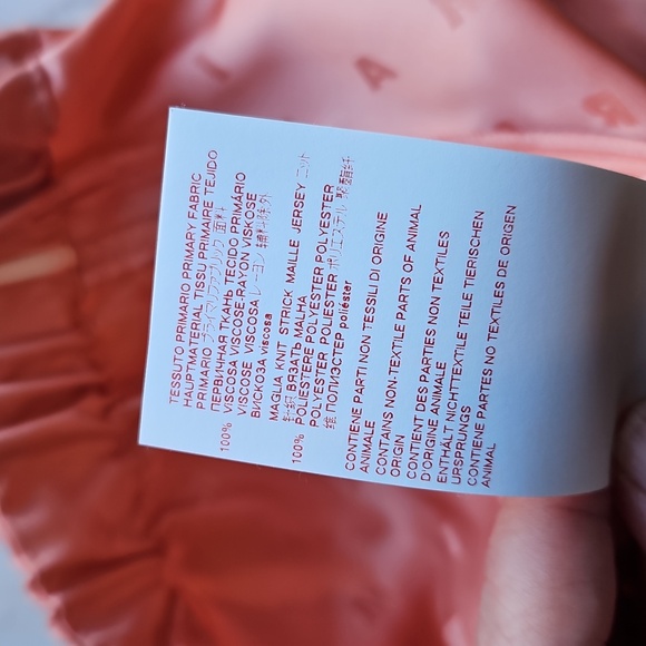 Marni Coral Satin Stripe Track Pants 42 Italy/ 6 US NWT - Picture 10 of 12